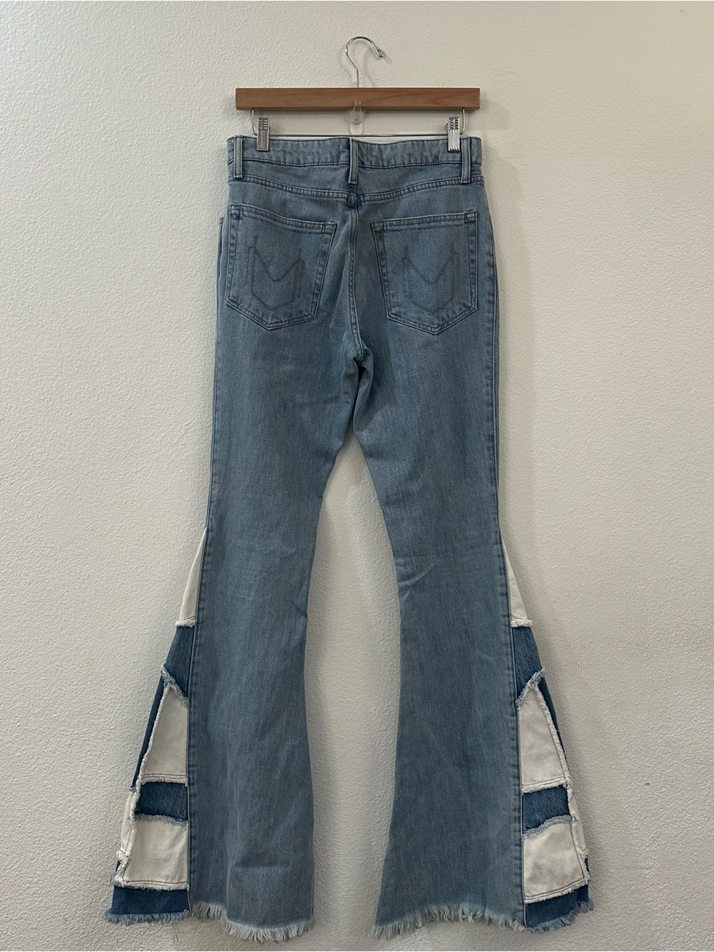Show Me Your Mumu Woodstock Flare Bell Bottom Jeans Size 28 Echo Wash - Picture 7 of 13